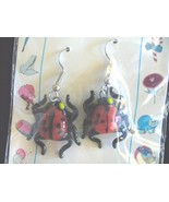Global Villiage Glass Ladybug Earrings - $6.00