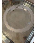 Gorgeous Vintage Clear &amp; Frosted 12.5 Serving Platter Beautiful - $454.78 MXN