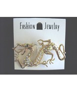 Cubic Zirconia Dragon Pin - $21.84 CAD
