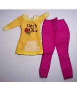 Barbie Fashion Geek Chic Dress &amp; Pink Pants - $13.70 CAD