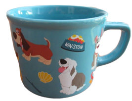 Oh My Disney Large 20oz. Blue Mug Disney Pixar I Love My Dog Winston Bolt ++ - £38.05 GBP