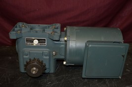Reliance Electric P56 .5 HP 3 PH Motor w/ Dodge Tigear Q200 30:1 .79 HP ... - $382.50