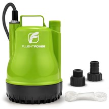 1/4Hp Utility Pump 1500Gph Portable Submersible Sump Pump, With 16.4 Ft Cord For - £73.30 GBP