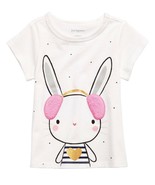 First Impressions Baby Girls Bunny-Print T-Shirt With FauxTrim, Size 12M... - £9.47 GBP