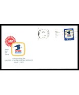 1971 US Cover - Inaugurating the USPS, Milwaukee, Wisconsin T4 - £2.32 GBP