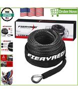 Lightweight 3/16” Synthetic Winch Rope with Protective Sleeve - 8500 LB ... - $701.41 MXN