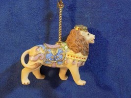 1989 LENOX CAROUSEL CHRISTMAS ORNAMENT - LION - EXCELLENT - $19.95