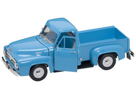 1953 Ford F-100 Pickup Truck Light Blue 1/18 Diecast Model Car by Road Signature - $77.49