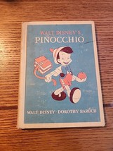 1950 Walt Disney Pinocchio Hardback Book Good Condition - £10.46 GBP