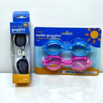 Child Swim Goggles 2 Count Rite Aid Plus Anti-Fog Googles Youth and Adul... - $13.76