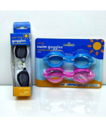 Child Swim Goggles 2 Count Rite Aid Plus Anti-Fog Googles Youth and Adul... - £10.98 GBP