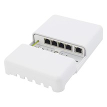 Gigabit 5 Port Poe Extender Outdoor Ip65 Poe Passthrough Switch/Poe Amplifier/Po - £101.34 GBP