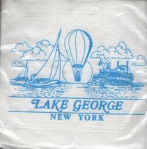 Beverage Paper Napkins   Lake George, New York - £3.15 GBP