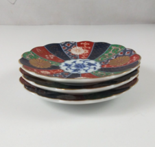Set Of 3 1987 Empress Takahashi San Francisco Hand Decorated 4.5&quot; Saucer... - $734.23 MXN