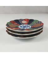 Set Of 3 1987 Empress Takahashi San Francisco Hand Decorated 4.5&quot; Saucer... - $734.23 MXN