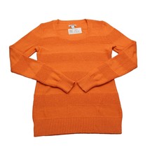 Old Navy Sweater Womens S Orange Scoop Neck Long Sleeve Knitted Pullover - £23.18 GBP