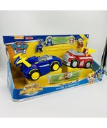 PAW PATROL Mighty Pups Super Paws Chase &amp; Marshall Powered Up Vehicles New - $37.37