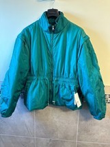 NWT MARANT by Isabel Marant Teal Padded Convertible Jacket SZ FR /US 12 - $292.05