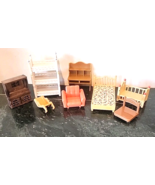 Epoch Calico Critters Sylvanian Families Lot of 10 Dollhouse Furniture - $282.50 MXN