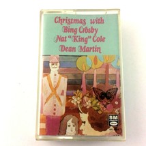 Christmas With Bing Crosby Dean Martin Nat King Cole Cassette Tape 1986 Capitol - £3.91 GBP