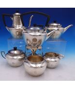 Etruscan by Towle Sterling Silver Tea Set 6pc with Kettle Hammered #7671... - €5.674,28 EUR