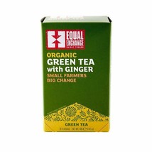 Equal Exchange Organic Green with Ginger Tea, 20-Count - £8.73 GBP