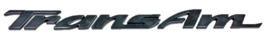 Black Door Letter Emblem 1993-2002 Pontiac Firebird Trans AM Models - $26.98