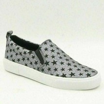 Jessica Simpson Women Slip On Sneaker Danika Black Gunmetal Starry Night Glitter - £12.35 GBP