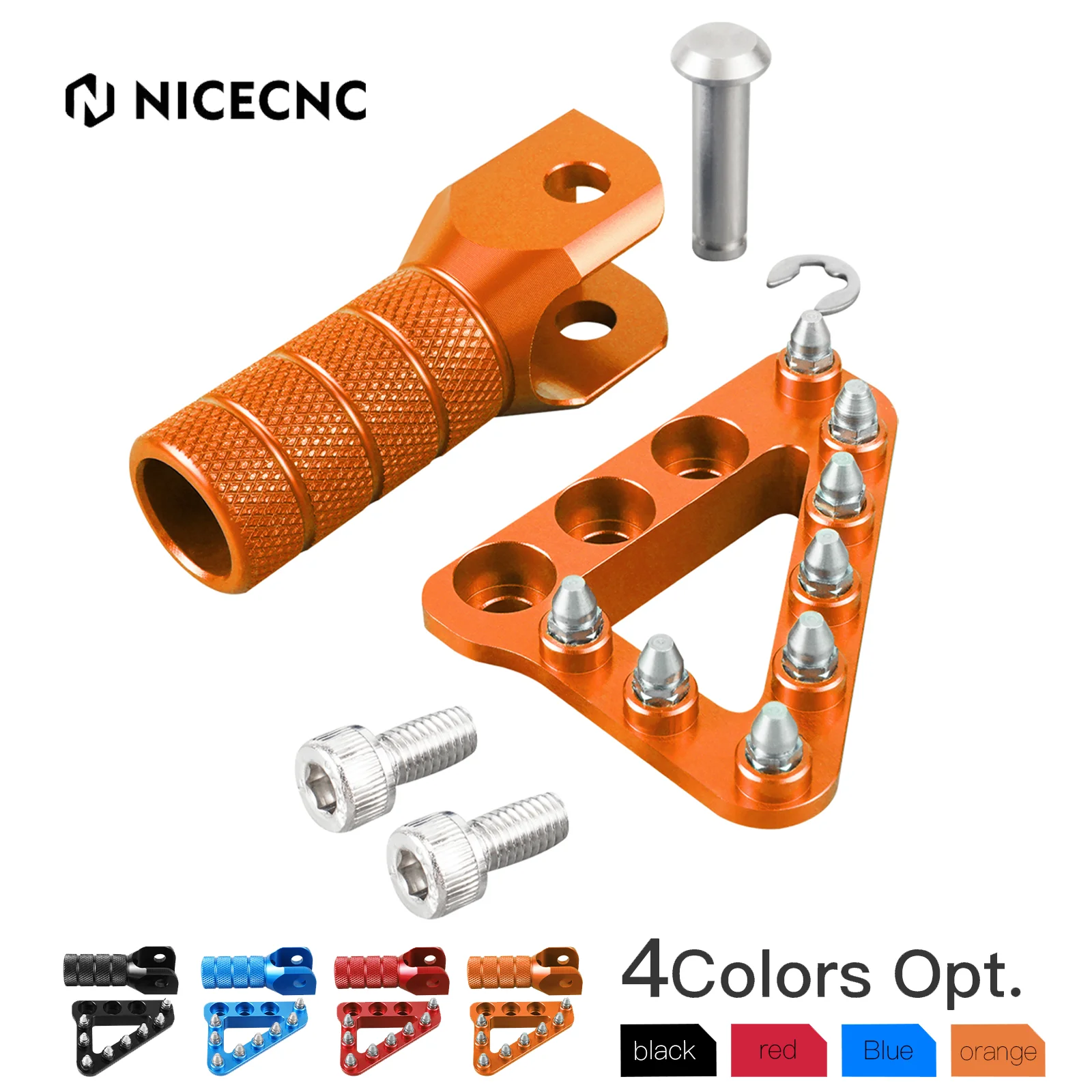 NiceCNC Rear Brake Pedal Step &amp; Shift Lever Tip For KTM EXC EXCF SX SXF ... - $14.67+