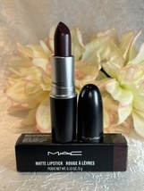 MAC Matte Lipstick - SMOKED PURPLE - Full Size New In Box Free Shipping - $24.70