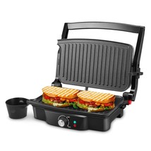 Panini Maker, 4 Slice Panini Press Grill, Sandwich Maker Non-Stick Coate... - £71.92 GBP