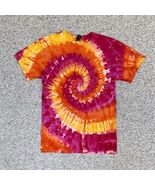 NEW Gildan Women’s Pink Yellow Orange Spiral Tie Dye Short Sleeve Shirt ... - $449.43 MXN