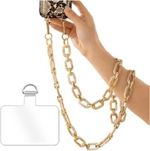 Phone Crossbody Chain CellPhone Lanyard Universal Phone Chain Strap with... - $39.71