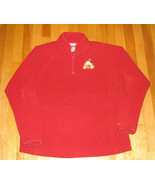 Walt Disney World Red Fleece Shirt Quarter Zip Womens L - £14.79 GBP