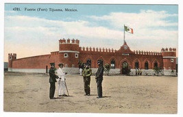 Fuerte Fort Army Military Tijuana Mexico 1916 postcard - $5.94