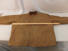 Adult Men&#39;s Bear River Workwear Cotton Polyester XL Tan Winter Work Coat... - $40.49