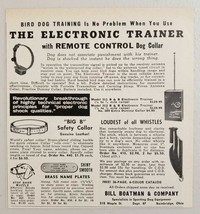 1965 Print Ad Electronic Trainer Remote Control Dog Collar Boatman Bainbridge,OH - £6.03 GBP