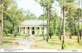 Postcard WALTERBORO South Carolina SC American Legion Post #93 UNP Dextone Q17 - £3.04 GBP