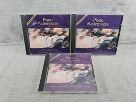Lot of 3 Piano Masterpieces CDs: B, C, D: Beethoven, Brahms, Gershwin, Ravel - £8.32 GBP