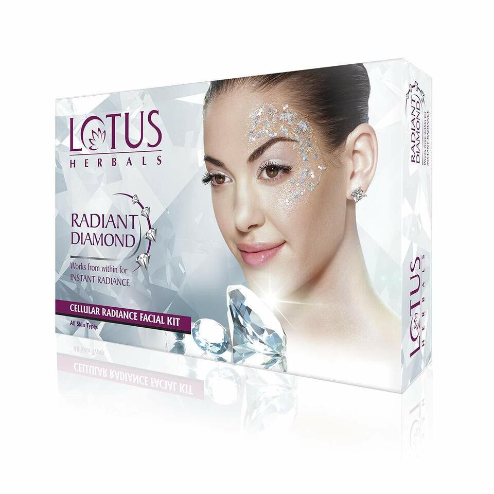 LOTUS HERBAL RADIANT DIAMOND CELLULAR RADIANCE DIAMOND FACIAL KIT 37 Gm - $18.31