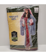 Renaissance Queen Medieval Halloween Costume - Adult Woman Size Large 10... - $22.76