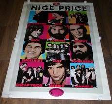 The Nice Price Promo Poster Vintage 1980 Boc Fogelberg Cheap Trick Jeff Beck ** - £393.30 GBP