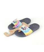 PUMA Cool Cat Tie Dye Size 6 Summer Slides Sandals Womens Pink Elektro A... - £17.89 GBP