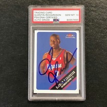 2000-01 Fleer Tradition #216 Quentin Richardson Signed Card AUTO 10 PSA Slabbed - £47.20 GBP