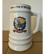 VINTAGE University of Ottawa Coat of Arms Ceramic Coffee Tea Mug made in... - $753.77 MXN