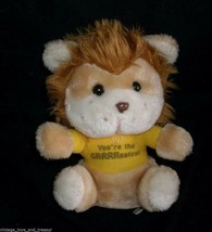 6&quot; Vintage Cm Paula Co Brown Tan Lion Youre Greatest Stuffed Animal Plush Toy - £15.27 GBP