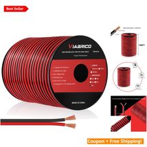 Durable 16AWG 2 Conductor Wire 100FT - Ideal for Automotive &amp; Lighting - $37.57