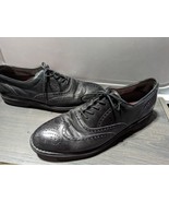 Rockport DresSports Mens Shoes Size 9.5M Black Oxford Wingtip Laceup Vib... - £34.22 GBP