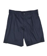 NIKE Men&#39;s 36x9.5 Fit Dry Golf Shorts, Navy Chino Pleated Front Preppy - $32.85 CAD
