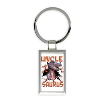 T Rex UNCLE Saurus : Gift Keychain Family Dinosaur Jurassic - £6.28 GBP